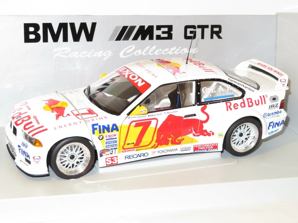 1/18 BMW M3 GTR E36 Red Bull Daytona 24 Hrs 1997 #7 Quester/Duez/Said - Image 4 of 4