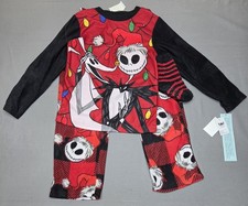 NWT Boys Disneys The Burtons The Nightmare Before Christmas Pajama Set XS 4/5
