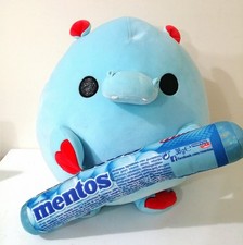 ZURU Snackles Mentos blaues Nilpferd übergroß 17 Zoll Plüschtier ultraweiches Plüschtier
