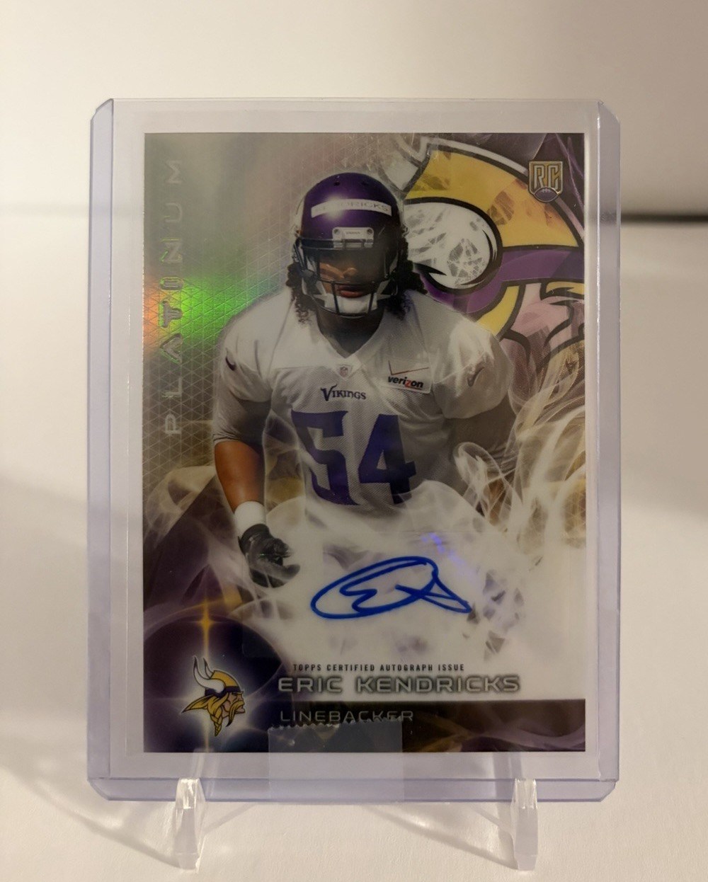 Eric Kendricks Topps Platinum Autograph Rookies #AREK Base