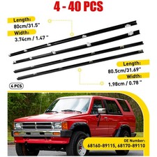 4-40x Weatherstrip Window Trim Seal Belt For 1984-1989 Toyota Pickup Ln505660