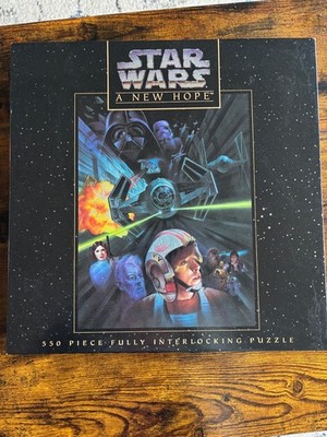 Star Wars A New Hope Vintage 1995 MB 550 Pc Puzzle NEW Sealed