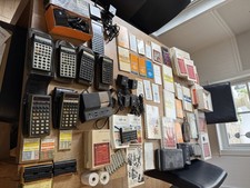 Vintage HP Calculator Museum Lot: HP-48GX, HP-67, HP-41C, HP-11 PACs Printers Et