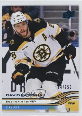 2025-26 Upper Deck Series 1 Deluxe 114/250 David Pastrnak #7 1tf7