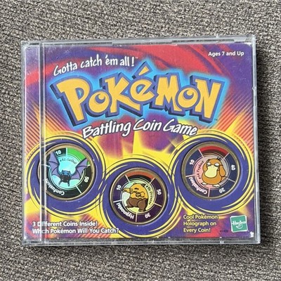 Hasbro Pokémon Battling Coin Game Hologram 3 Coins Golbat Hypno Psyduck