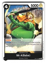 Mr. 4 (Babe) OP14-093 One Piece Card Baroque Works