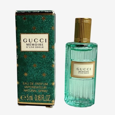 Gucci Memoire D'une Odeur 5ml 0.16oz EDP Unisex Mini Travel Sample Splash w/ Box