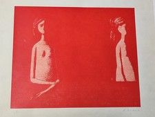 Litografia A. Bueno Opera numerata e firmata