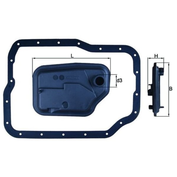 Hydraulikfilter Automatikgetriebe Mahle Hx 149D FüR Ford Focus I Fiesta Vi C-Max-image