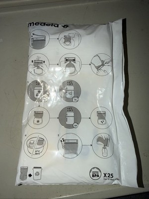 New medela 7 Ounce breast milk storage bags 25 Count