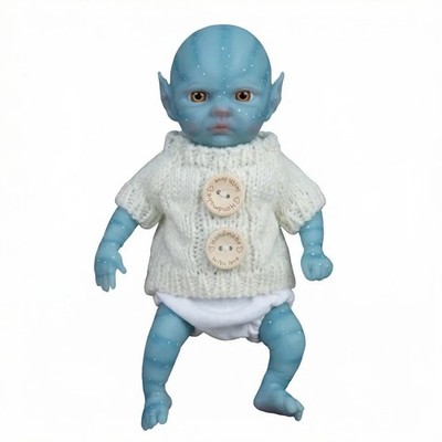 8 Zoll Silikon Baby Puppe weich elastisch Platin Silikon leuchtende Nachtfee
