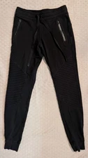 ALO Black Yoga Women's Urban Moto Sweatpants XXS