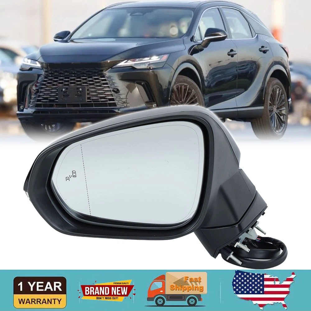 Power Mirror Driver Left Side Heated For Lexus RX350h RX350 2023 2024 2025