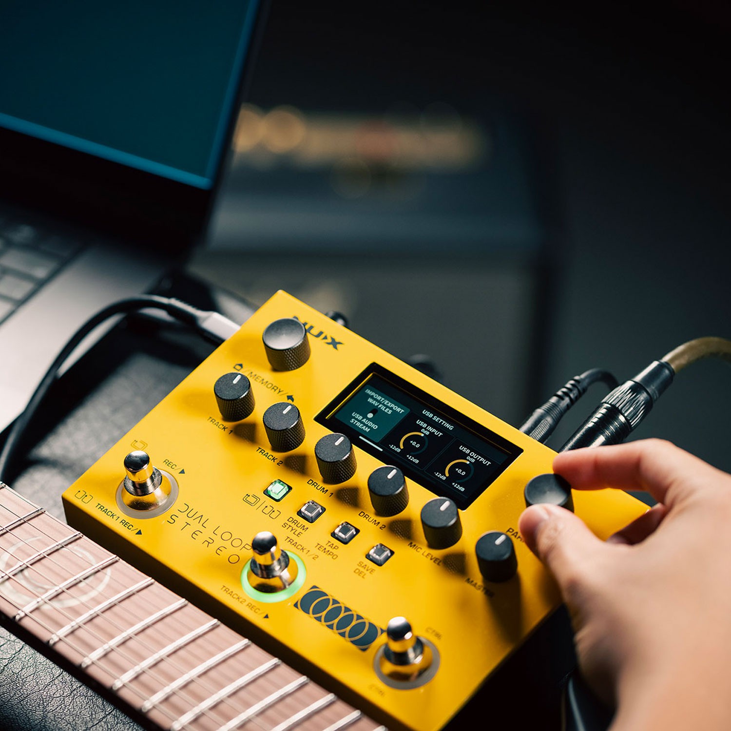 Nux Dual Loop Dispositivo Effetti Stereo Pedale Looper foto 6
