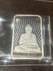 1oz 999  Silver Bar, PAMP Suisse Faith Series Buddha in Capsule & Case, Rare Bar