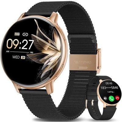 Smartwatch Damen Xiaomi Android Bluetooth Anruf Blutdruck Herzfrequenz Funktion 
