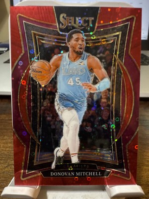 2024-25 Panini Select Donovan Mitchell #21 Red Disco Prizm /49