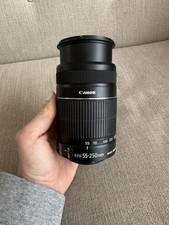 CANON EFS 55-250mm Image Stabilizer Zoom Lens Macro 1.1m/3.6ft