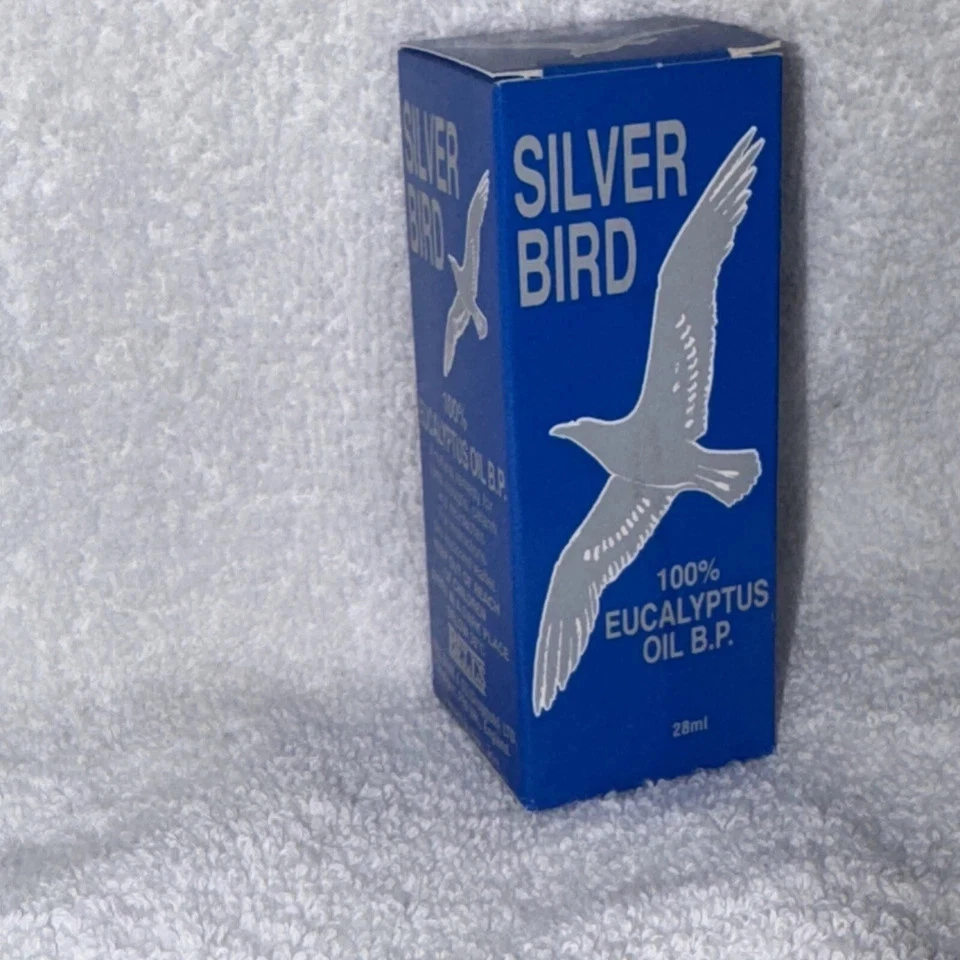 Silver Bird 100% Eucalyptus Oil Original New in Box .95 fl oz / 28 ml 1 Bottle Foto 3 de 4