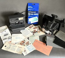 VTG Polaroid Camera Lot One Step Auto Focus Super Shooter Land SX-70 Film