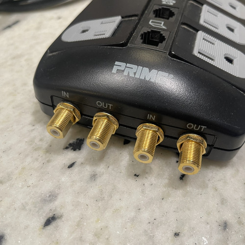 Prime Surge Protector Power Strip Ethernet Cable Telephone Coaxial Protection - Picture 4 of 8