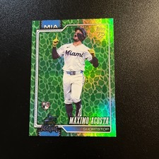 2026 Topps Series 1 Maximo Acosta Holiday Foil #172 Miami Marilins RC