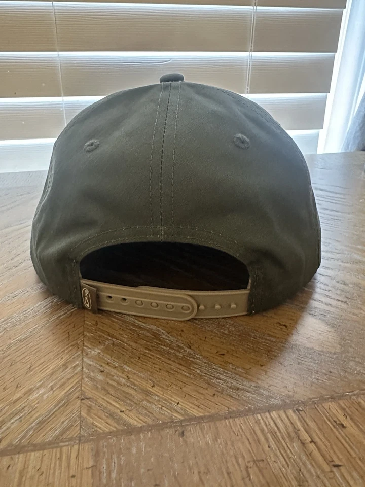 Drake Waterfowl Flatbill 2 Tone Ripstop Rope Hat Reverse Logo - Image 3 of 4