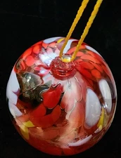 Vintage Blown Glass Christmas Ornament by Zorza