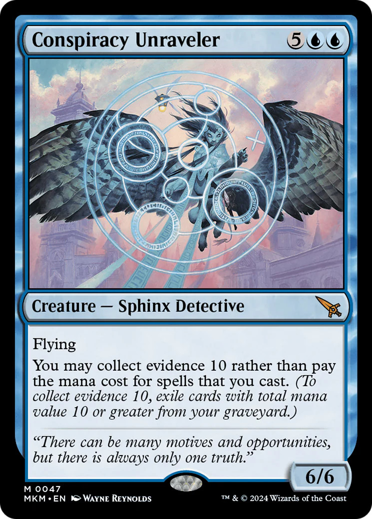 MTG Conspiracy Unraveler [Murders at Karlov Manor] Foil Near Mint Magic