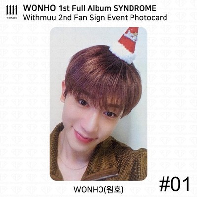 Wonho 1st Full Album SYNDROME Withmuu 2nd Fan Sign Event Photocard