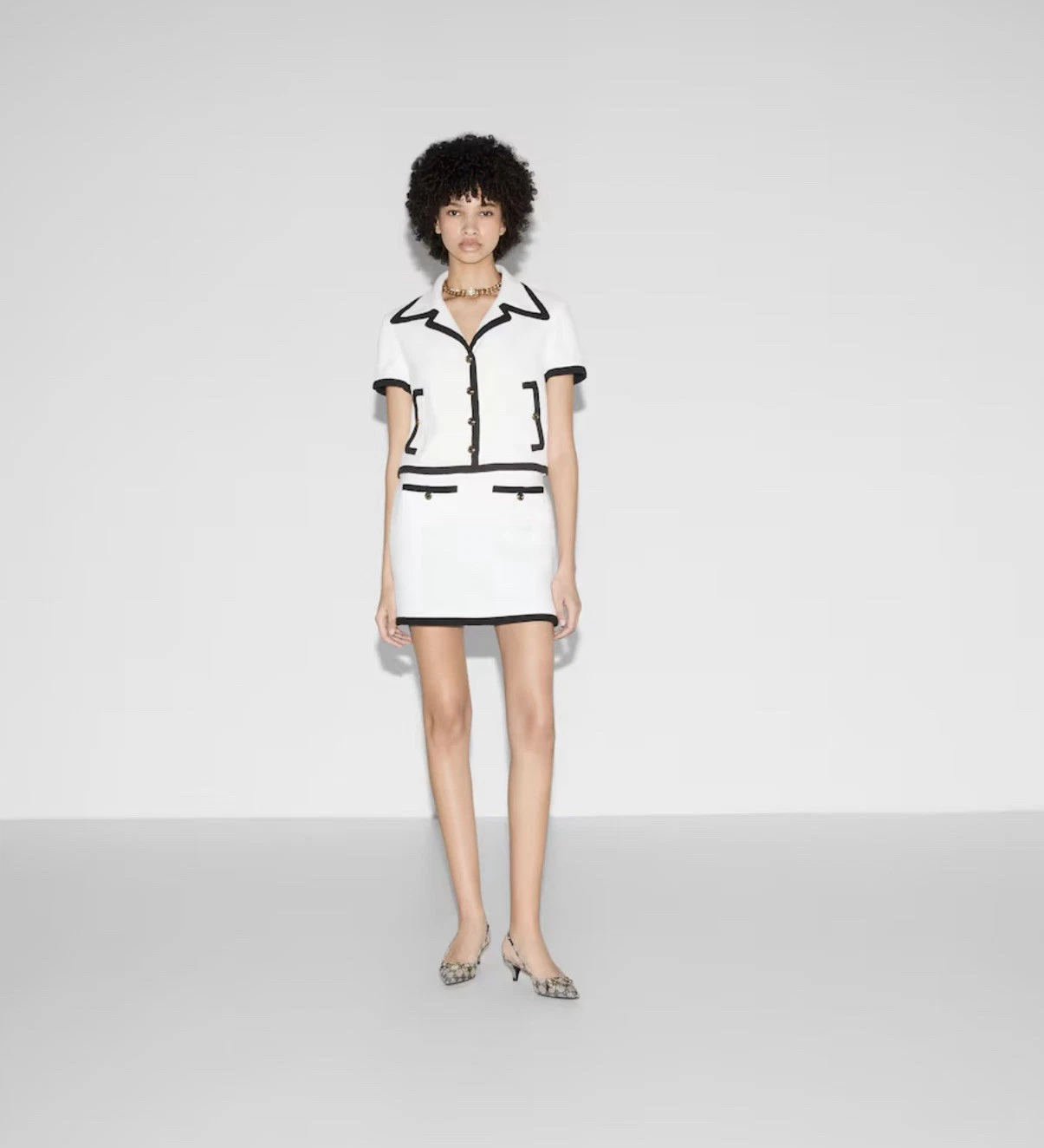 Giacca Gucci in tweed di cotone