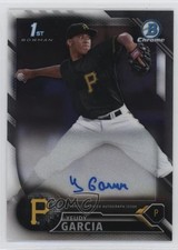2016 Bowman Chrome Prospects Auto Yeudy Garcia #BCAP-YG Auto c6h