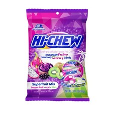 HI CHEW Assorted Fruit Candy 6 Bags Grape Strawberry Kiwi Mango Watermelon