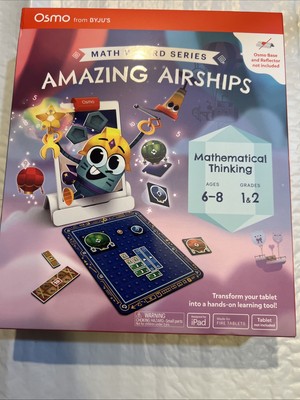 Osmo Math Wizard Series  Amazing Airships iPad Age 6-8 Grade 1-2