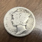 1925 MERCURY SILVER DIME ACTUAL COIN Get More Today & Save Shop Here Buy Here