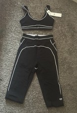 Alo Yoga Set Black Leggings and Sports Bra Size S Women's Activewear Set NWT