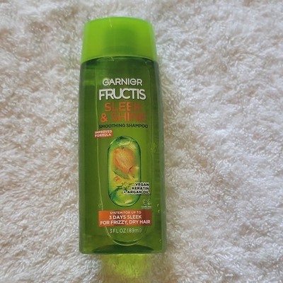 Garnier Fructis Sleek & Shine Shampoo Smoothing Dry Hair Argan Oil 3 fl oz