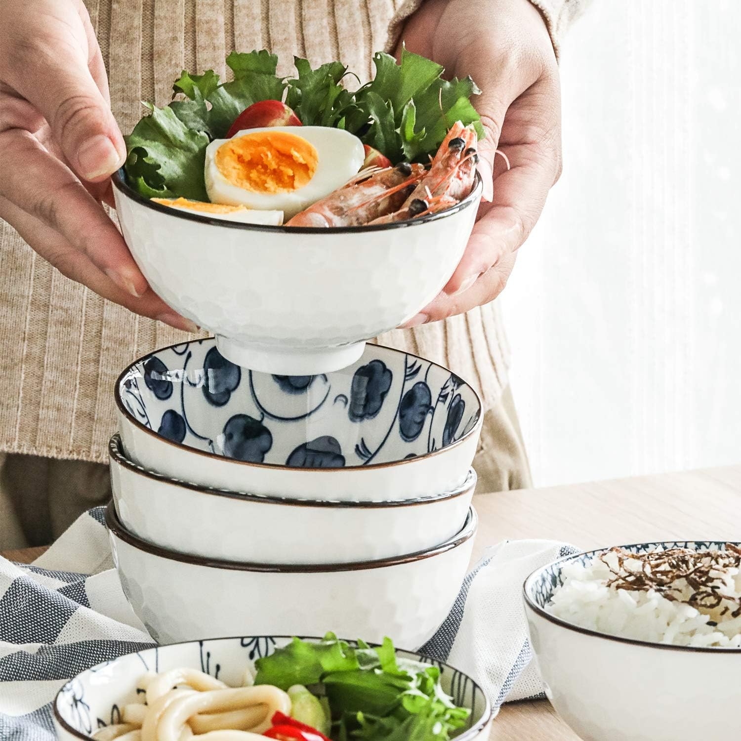 Japanese Ceramic Rice Bowl