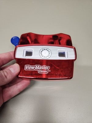 View-Master Classic Red Metallic 3D Viewer Basic Fun Mattel 2020 Retro Toy