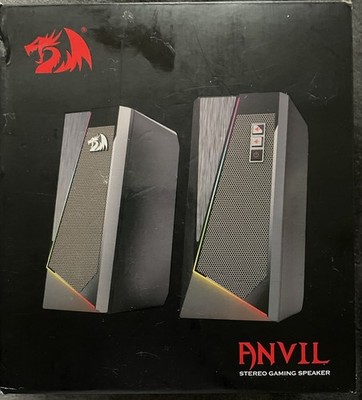 Redragon GS520 Anvil 2.0 Computer Speakers RGB Touch Control Wired USB 3.5mm
