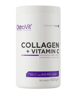 OstroVit Collagen + Vitamin C Supreme Pure - 400g (54,98 EUR/kg)