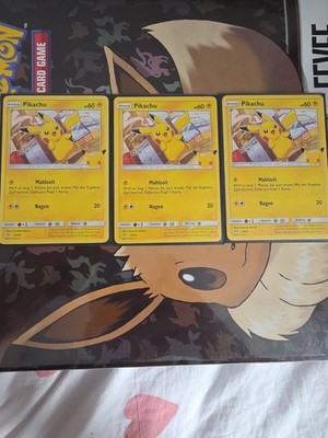 Pokemon McDonalds 25th Jubi. Pikachu Non-Holo 25/25 *NM* Boosterfrisch