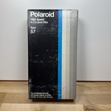 SEALED Polaroid Type 57 High Speed 4 x 5 Land Film EXP 1987