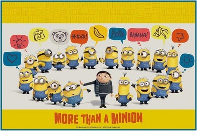 Skater Leisure Sheet S Size Minions Fever 60 x 90cm VS1-A