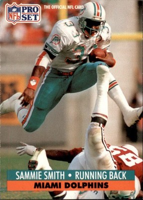 1991 NFL Pro Set Sammie Smith #213 (6024)