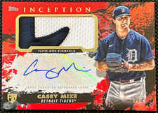 2021 Topps Inception Patch Autographs Red RC #APC-CM Casey Mize 11/25