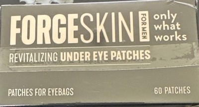 Forge Skin Revitalizing Under Eye Patches For Men 60 Patches New