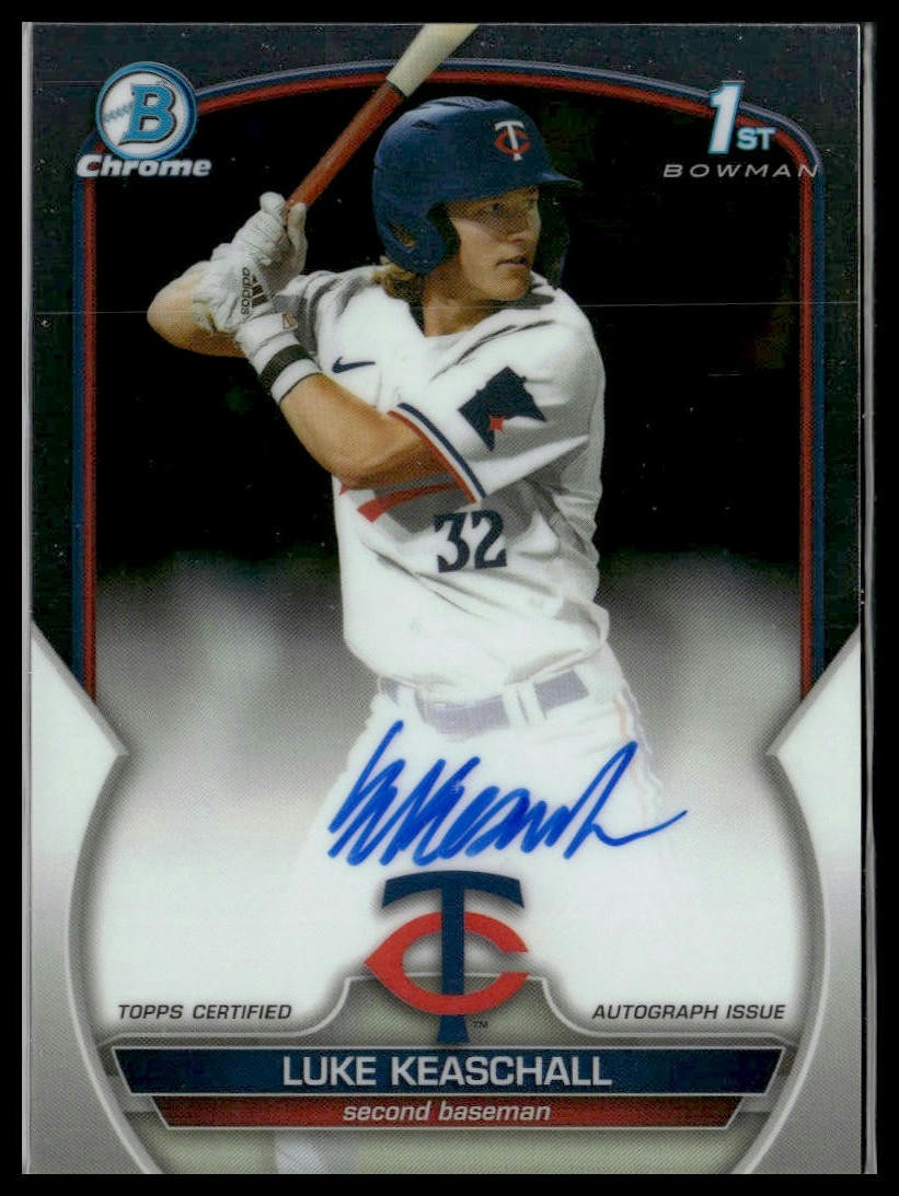 2023 Bowman Draft #CDA-LK Luke Keaschall Chrome 1st Prospect Auto RC