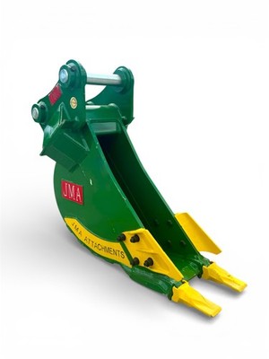 JMA 12in Excavator Bucket 16-25 Ton 80mm Pin-On Heavy Duty Steel