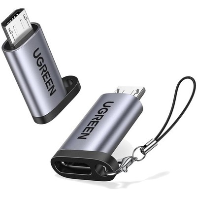 USB C Adapter Micro USB 2er Pack Lade Datenübertragung für Galaxy Xiaomi LG